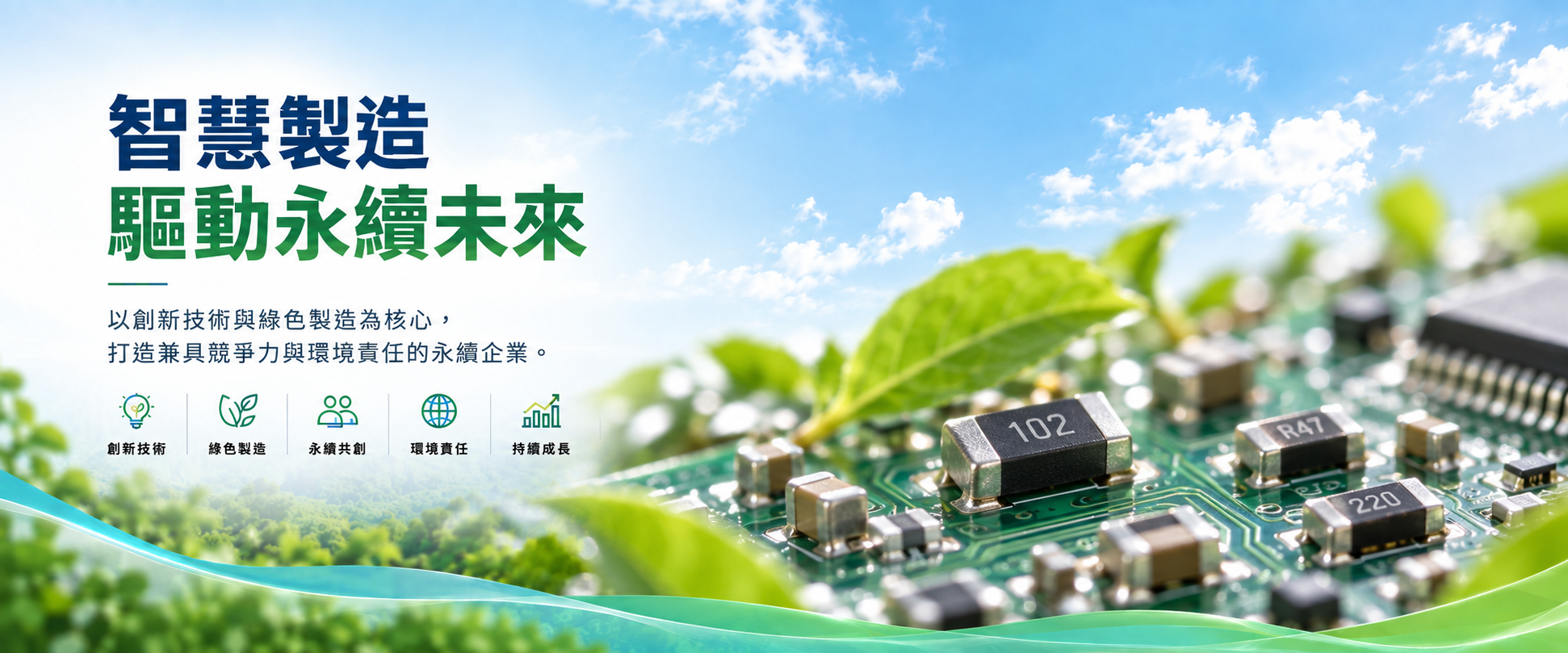 智慧製造 驅動永續未來